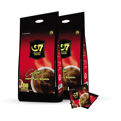 G7 Pure Black Soluble Instant Coffee Box