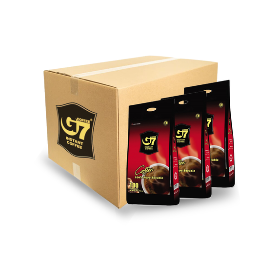 G7 Pure Black Soluble Instant Coffee Box